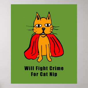 Pôster Super Cat Luta Contra Criminalidade para Apanhar (