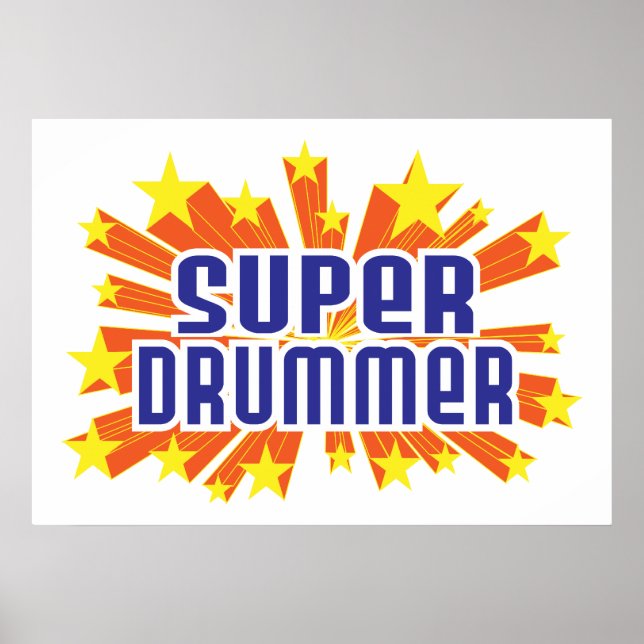 Poster Super Drummer (Frente)