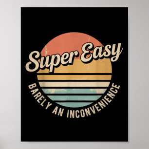 Poster Super Fácil Mal Um Reitor De Rant Engraçado De Inc