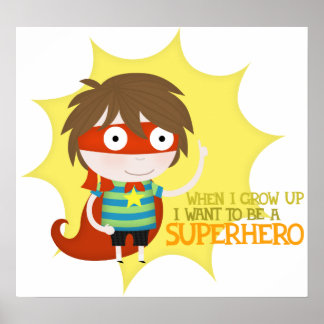 Poster Super-herói futuro (poster grande)