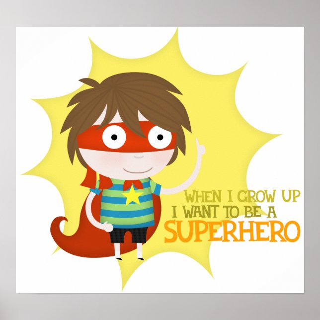 Poster Super-herói futuro (poster grande) (Frente)