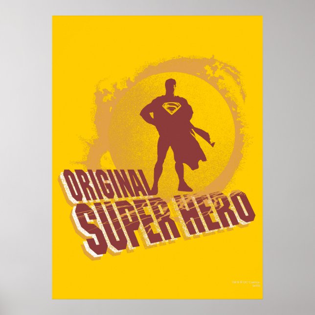 Poster Super-Herói Original (Frente)