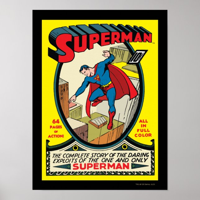 Pôster Super-Homem (História Completa) (Frente)