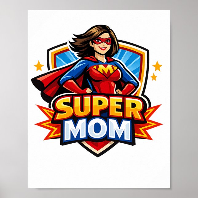 Poster Super Mãe (Frente)