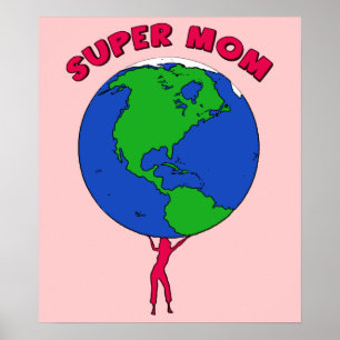 POSTER SUPER MOM