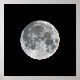 Poster Super Moon Mendota Heights Minnesota