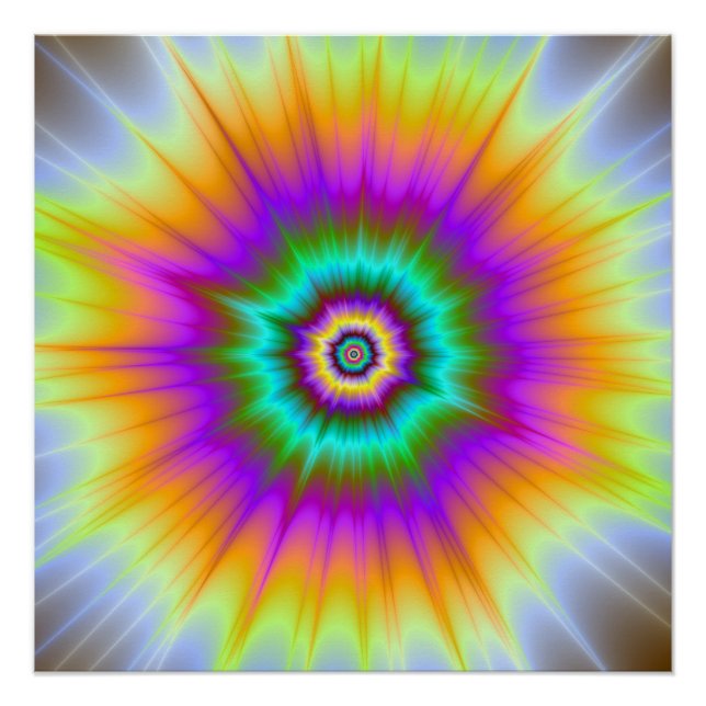 Pôster Super Nova Em Cor O Poster Perfeito Zazzle (Frente)