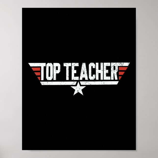 Poster Super Professora de Apreciação de Professores de p (Frente)