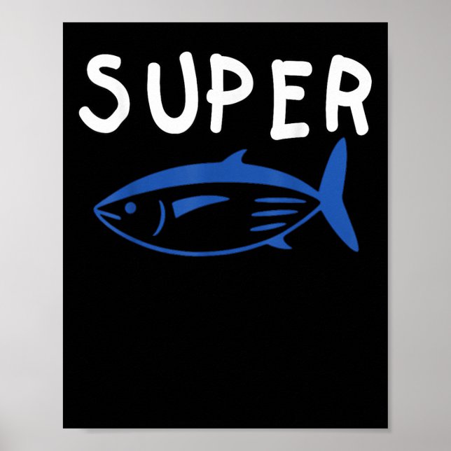Poster Super Tuna Fish Army Engraçado Kpop Music Presente (Frente)