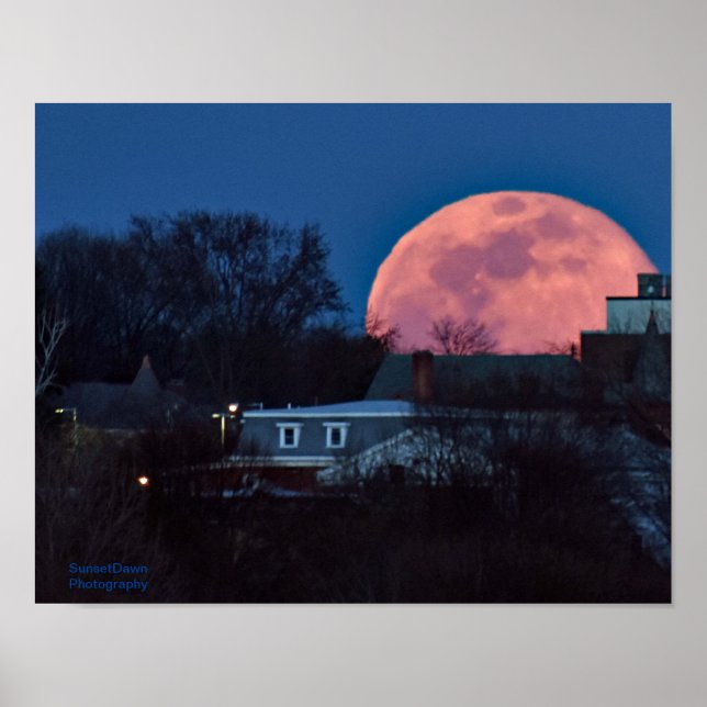 Poster Super Worm Moon 2020 (Frente)