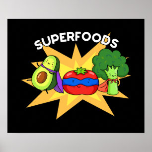 Poster Superalimentos Funny Vegetal