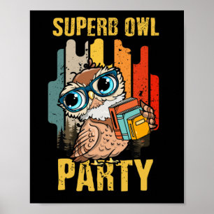 Poster Superb Owl Party O que fazemos no Clássico das Som