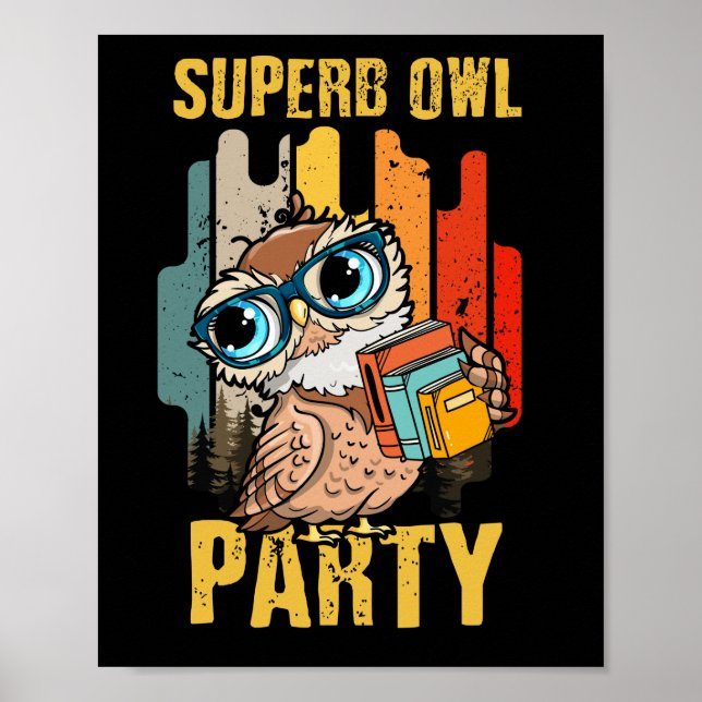 Poster Superb Owl Party O que fazemos no Clássico das Som (Frente)