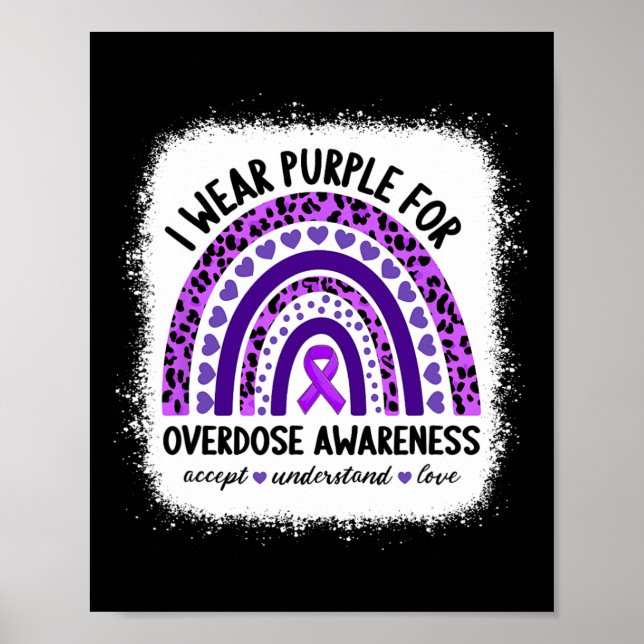 Poster Superdose Eu Uso Roxo Para Consciencialização da S (Frente)