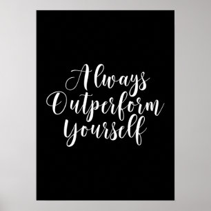 Poster Supere você - Motivação do sucesso do Gym Hustle