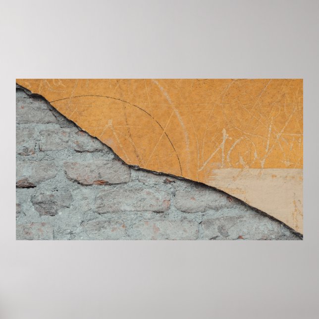 Poster superfície de betão cinza (Frente)