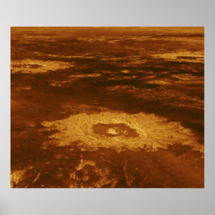 Poster Superfície de ebulição do Planeta Vênus