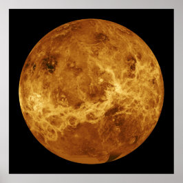 Poster Superfície do Planeta Vênus