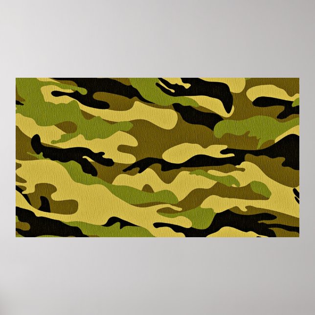 Poster Superfície do soldado da camuflagem de textura (Frente)