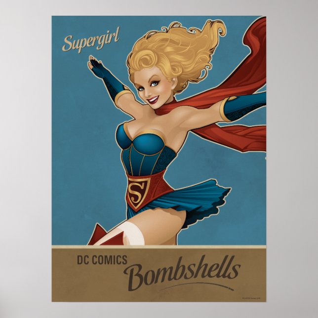 Pôster Supergirl Bombshell (Frente)