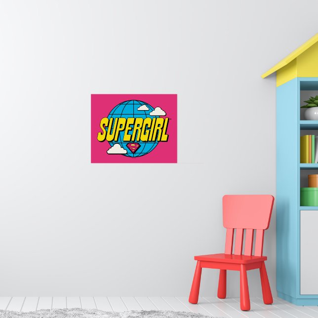 Poster Supergirl Gráfico Pop Global (Berçário 1)