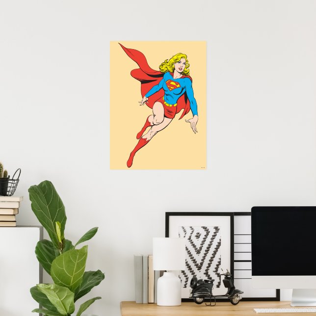 Poster Supergirl on the Move (Escritório em casa)