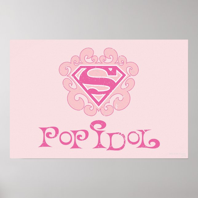 Pôster Supergirl Pop Idol (Frente)