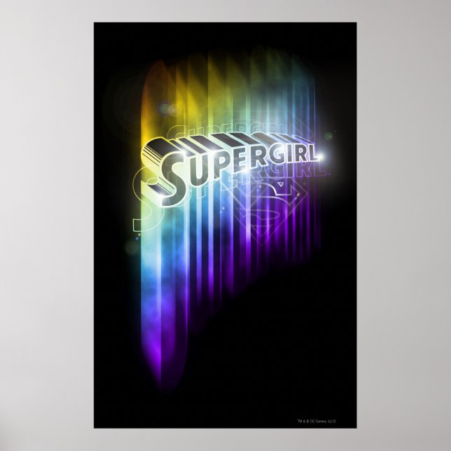 Pôster Supergirl Rainbow (Frente)