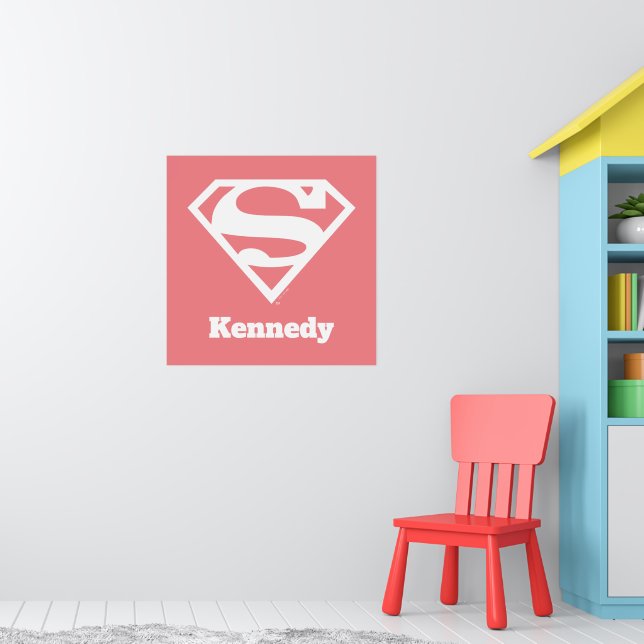 Poster Supergirl Solid S-Shield (Berçário 1)