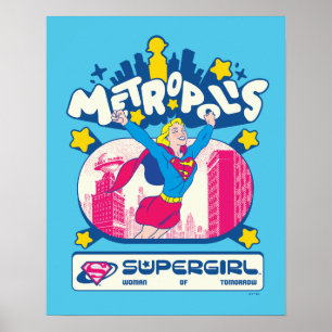 Poster Supergirl Super Pop Mulher do Amanhã