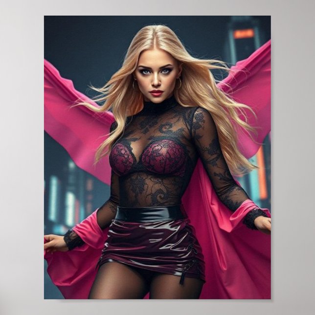 Poster Superheldin (Frente)
