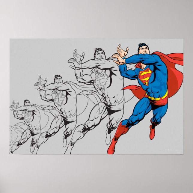 Poster Superman Comic Panels (Frente)