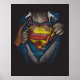 Poster Superman | Desenho de Revenda do Tórax Colorido