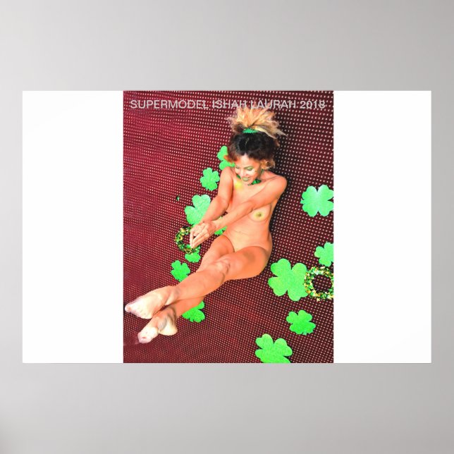 PÔSTER SUPERMODELO ISHAH LAURAH RUA. DIA DE PATTY 2018 (Frente)