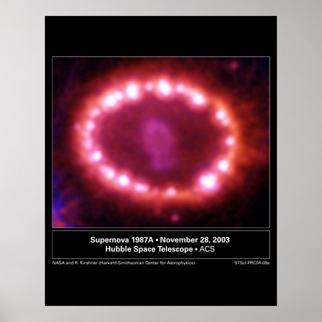 Pôster Supernova1987A-2004-09a (Frente)