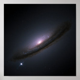 Poster Supernova 1994D disk galaxy NASA