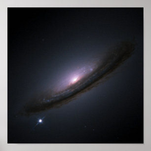 Poster Supernova 1994D disk galaxy NASA