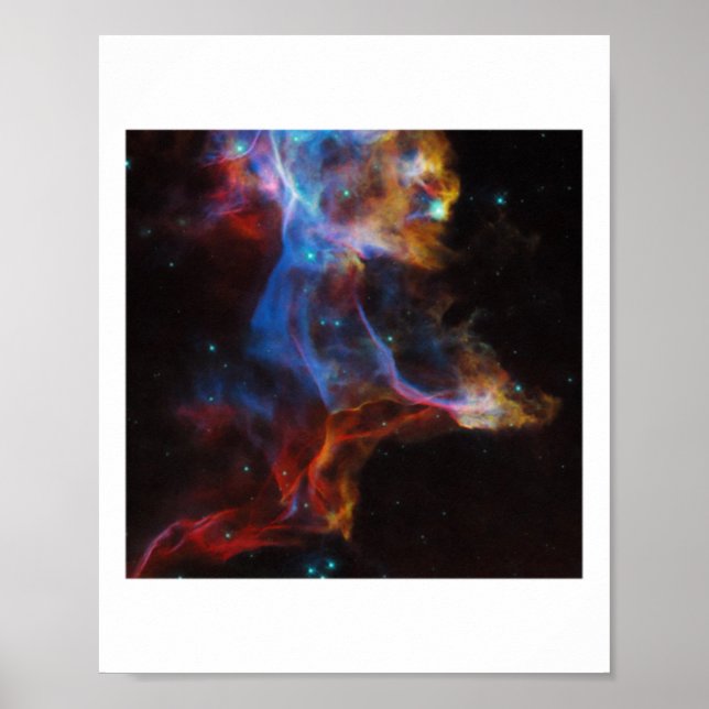 Poster Supernova Remeteu O Véu Nebula Sticker (Frente)