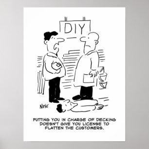 Poster Superstore Retail Comprar Worker e Compro Manager