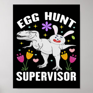 Poster Supervisor De Caça De Ovos E Mães De Caça De Ovos