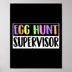 Poster Supervisor de Caça de Ovos - Festa de Caça de Ovos