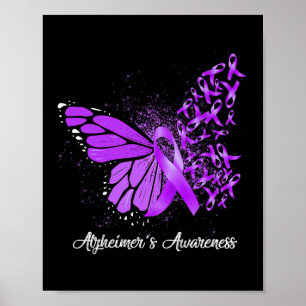 Poster Suportar Borboleta de Heimer Esquadrão Roxo