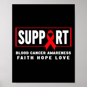 Poster Suportar Cancer Sanguíneo - Cancer Sanguíneo de Fi