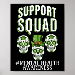 Poster Suportar Cliques de Sensibilização para a Saúde Me