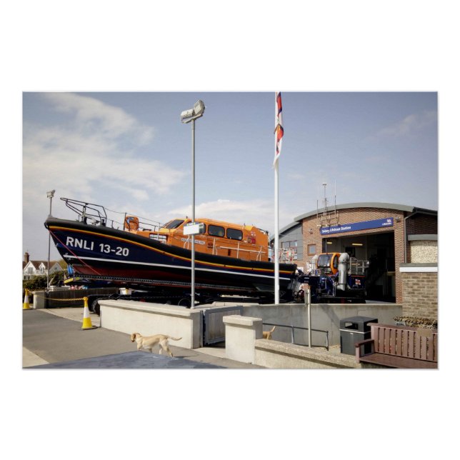 Pôster Suportar o RNLI (Frente)