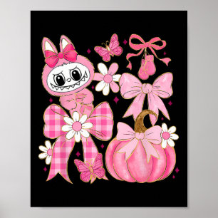 Poster Suporte a Cancer de fita rosa para sensibilização