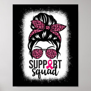 Poster Suporte à Consciência do Cancer da Mama - Esquadrã