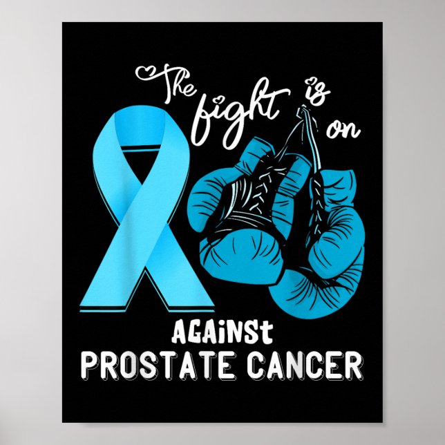 Poster Suporte ao Prostate Cancer Warrior Prostate (Frente)