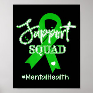 Poster Suporte ao Verde limão R de Consciência da Saúde M