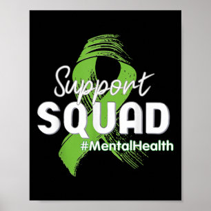 Poster Suporte ao Verde limão R de Consciência da Saúde M